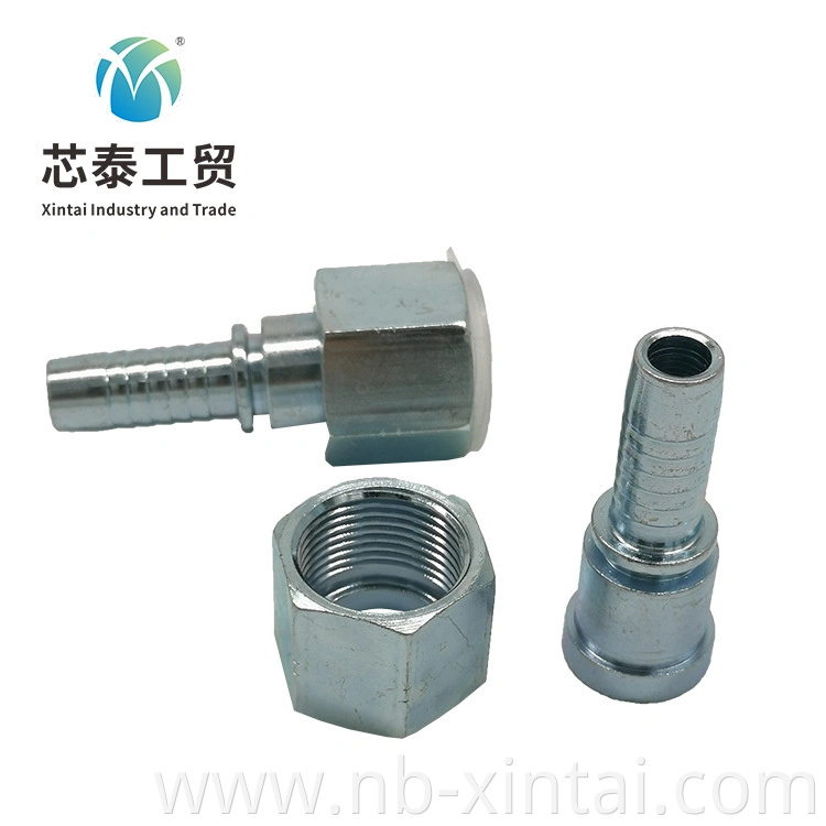 OEM Carbon Steel SAE 100r1/R2 Hydraulic Hose Ferrule Fittings 20411 10411 Price Hydraulic Fittings Tube